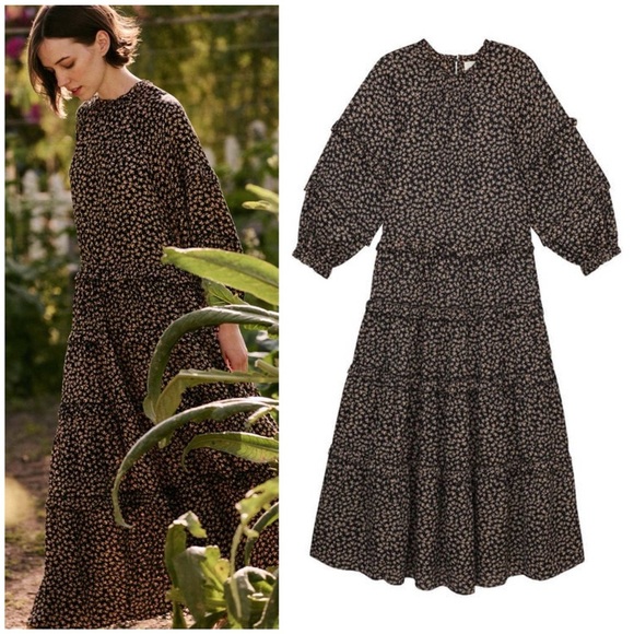 NWOT The Great The wind-chime dress crescent floral maxi dress size small (1) - Picture 1 of 9